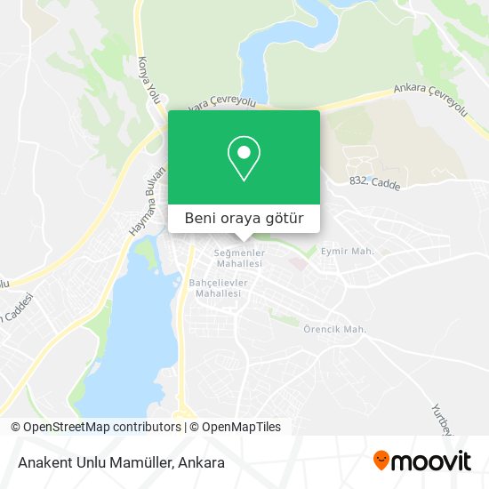 Anakent Unlu Mamüller harita
