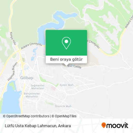 Lütfü Usta Kebap Lahmacun harita