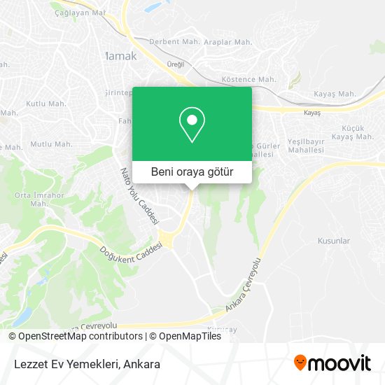 Lezzet Ev Yemekleri harita