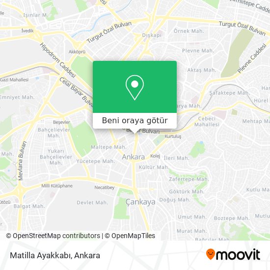 Matilla Ayakkabı harita
