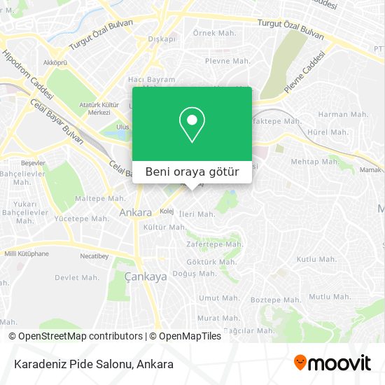 Karadeniz Pide Salonu harita