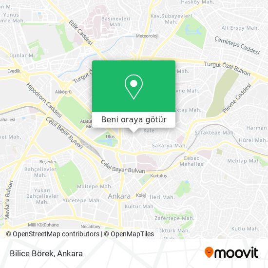 Bilice Börek harita