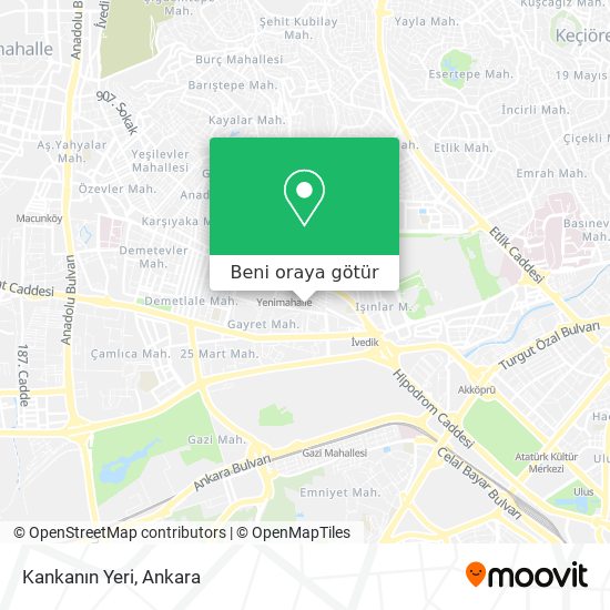 Kankanın Yeri harita