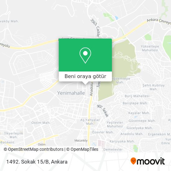 1492. Sokak 15/B harita
