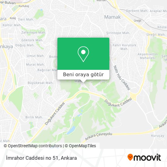 İmrahor Caddesi no 51 harita