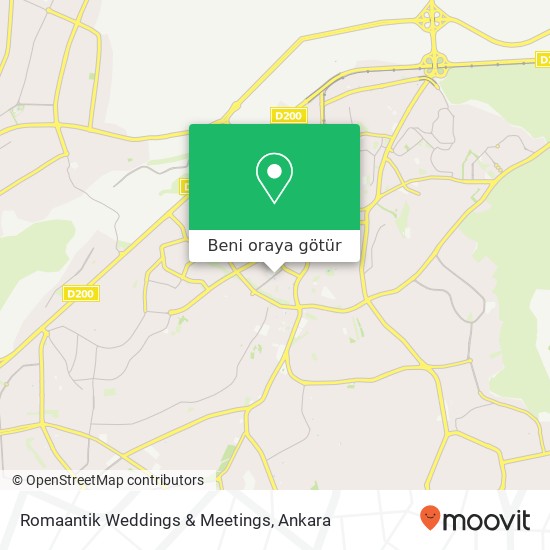 Romaantik Weddings & Meetings harita