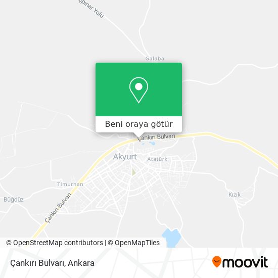 Çankırı Bulvarı harita