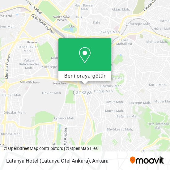 Latanya Hotel (Latanya Otel Ankara) harita