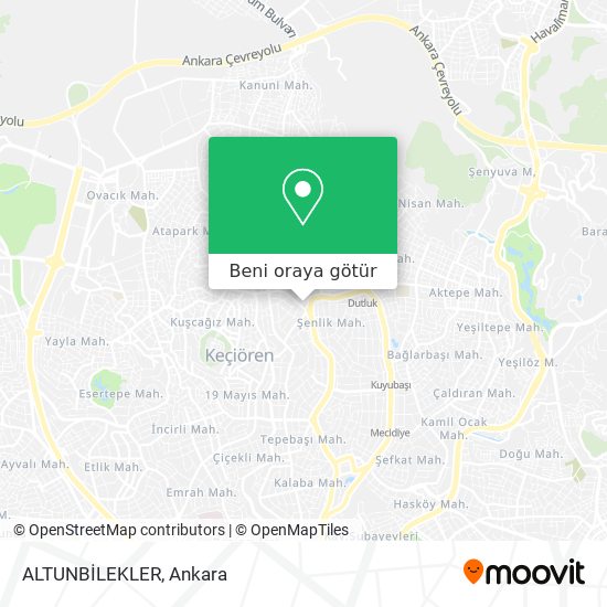 ALTUNBİLEKLER harita