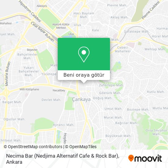 Necima Bar (Nedjima Alternatif Cafe & Rock Bar) harita