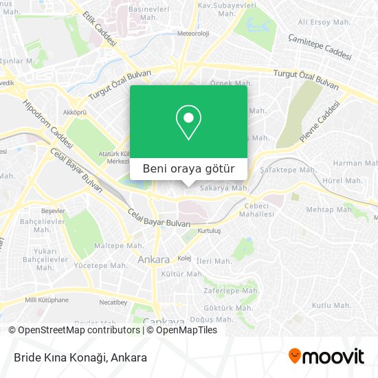 Bride Kına Konaği harita