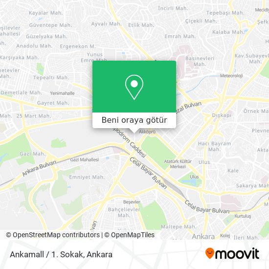 Ankamall / 1. Sokak harita