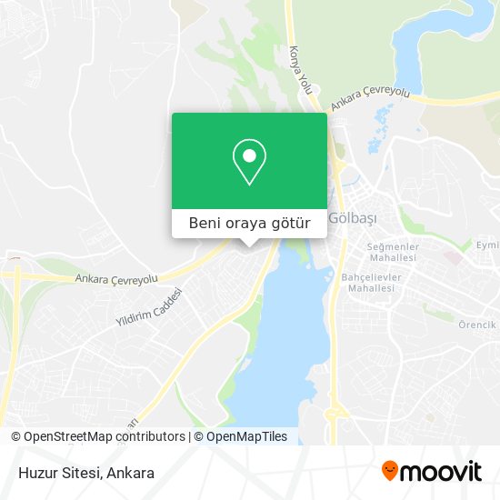 Huzur Sitesi harita
