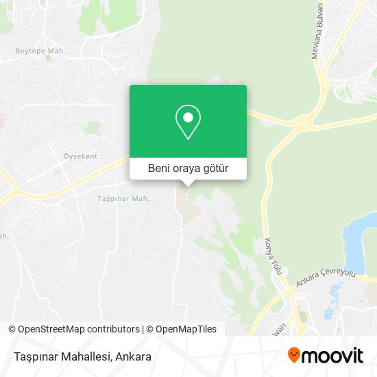 Taşpınar Mahallesi harita