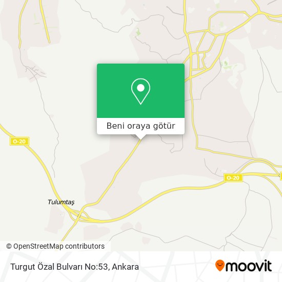 Turgut Özal Bulvarı No:53 harita