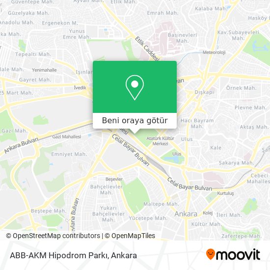 ABB-AKM Hipodrom Parkı harita