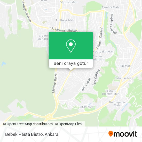 Bebek Pasta Bistro harita