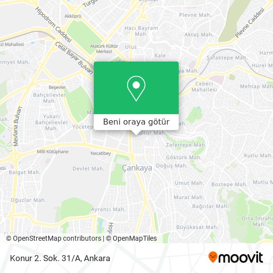 Konur 2. Sok. 31/A harita