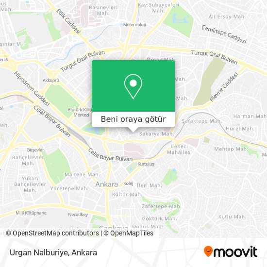 Urgan Nalburiye harita