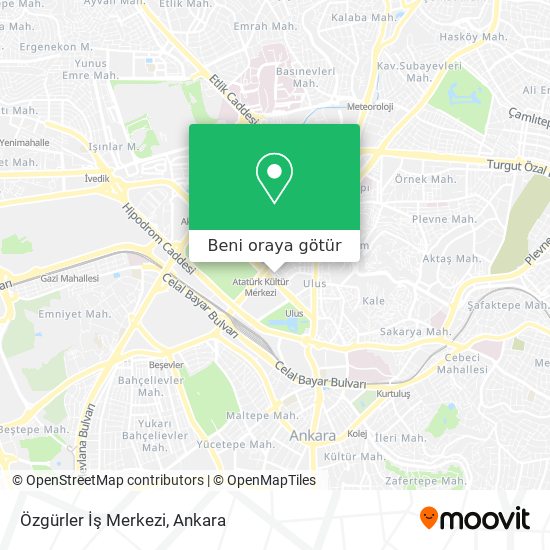 Özgürler İş Merkezi harita