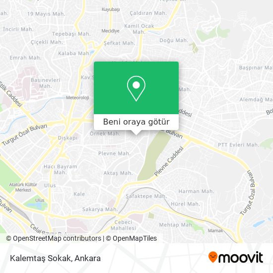 Kalemtaş Sokak harita