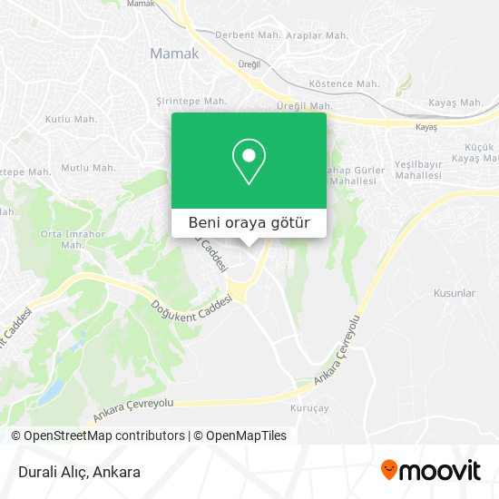 Durali Alıç harita
