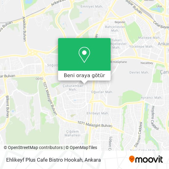 Ehlikeyf Plus Cafe Bistro Hookah harita