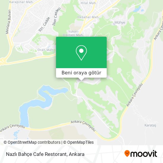 Nazlı Bahçe Cafe Restorant harita