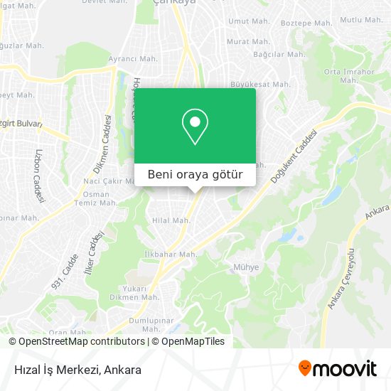 Hızal İş Merkezi harita