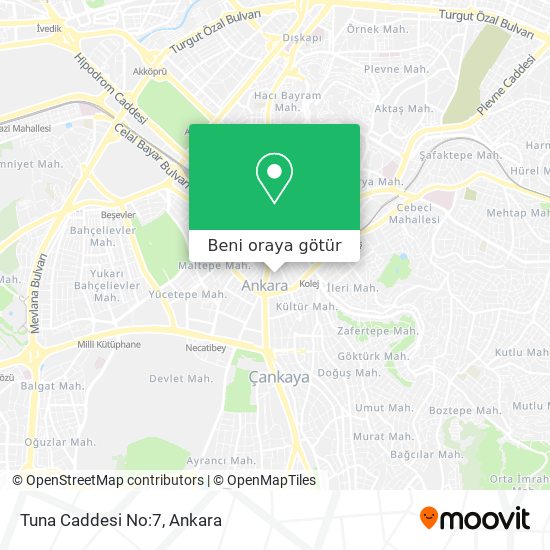 Tuna Caddesi No:7 harita