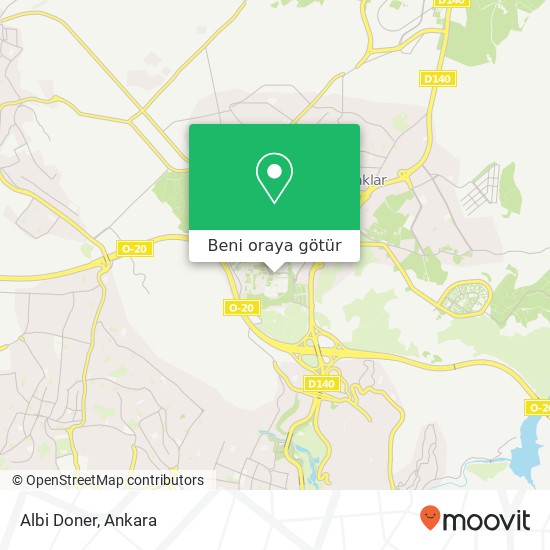 Albi Doner, Mithatpaşa Sokak 06145 Ayyıldız, Ankara harita