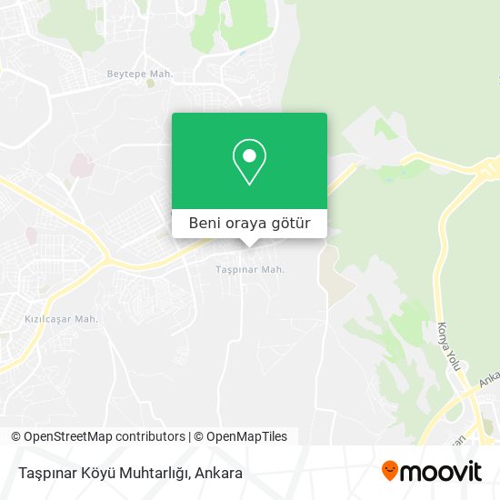 Taşpınar Köyü Muhtarlığı harita