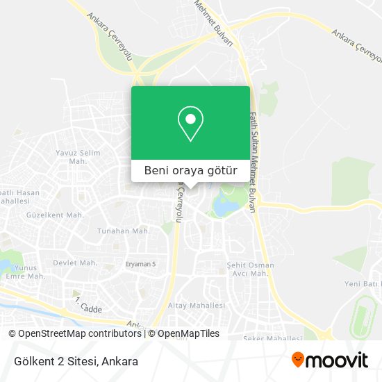 Gölkent 2 Sitesi harita