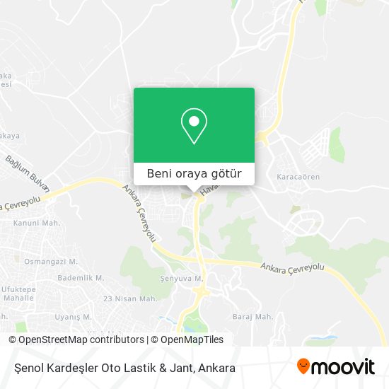 Şenol Kardeşler Oto Lastik & Jant harita