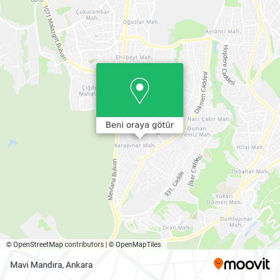 Mavi Mandıra harita