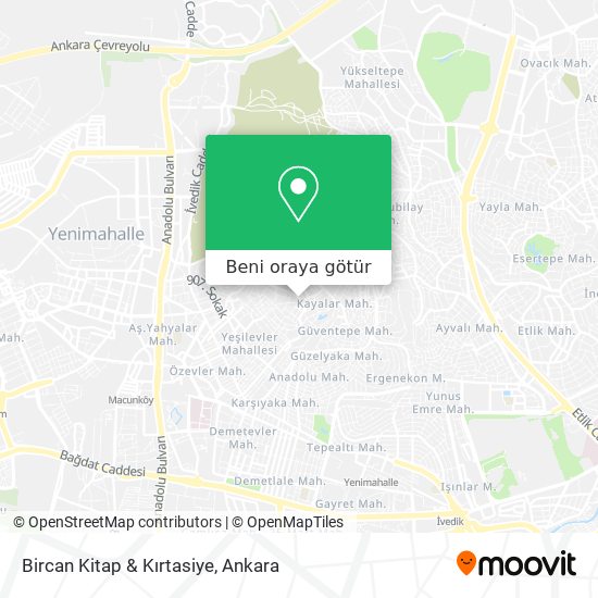 Bircan Kitap & Kırtasiye harita