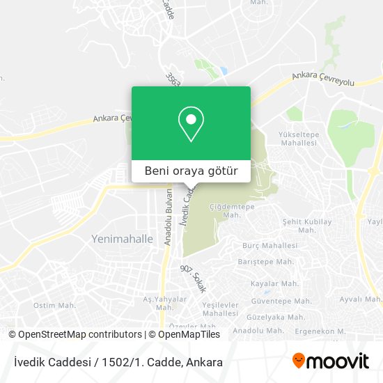 İvedik Caddesi / 1502/1. Cadde harita