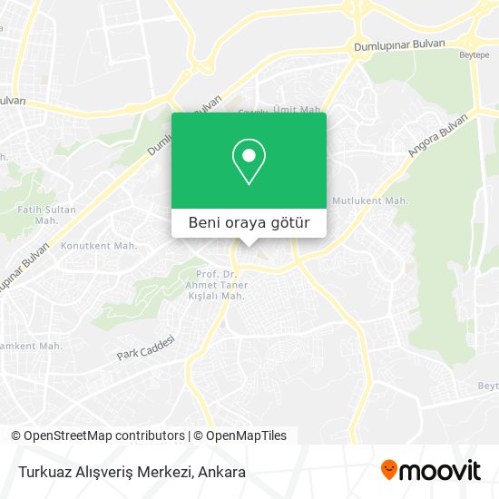 Turkuaz Alışveriş Merkezi harita