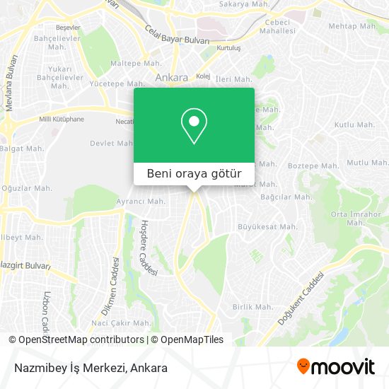 Nazmibey İş Merkezi harita