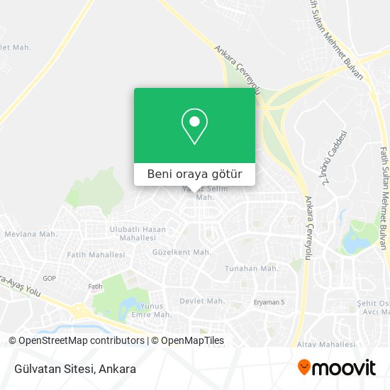 Gülvatan Sitesi harita
