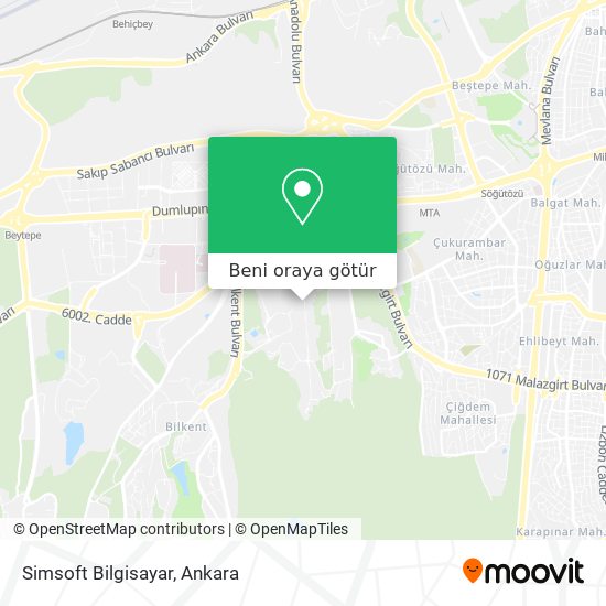 Simsoft Bilgisayar harita