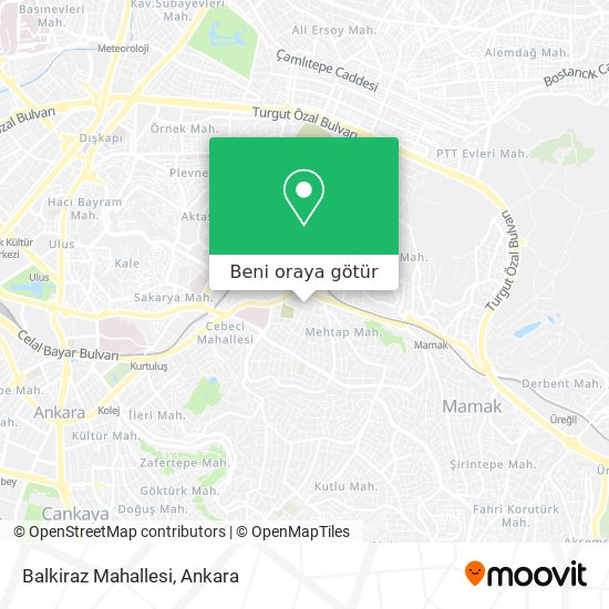 Balkiraz Mahallesi harita