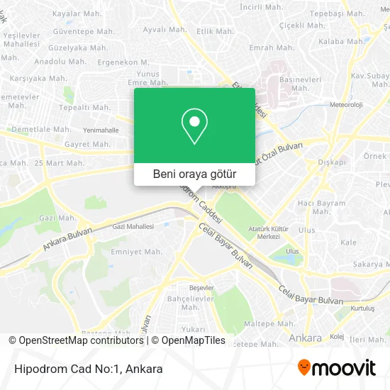 Hipodrom Cad No:1 harita