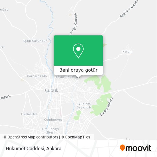 Hükümet Caddesi harita