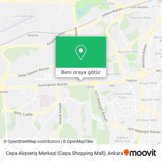Cepa Alışveriş Merkezi (Cepa Shopping Mall) harita