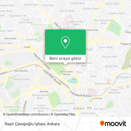 Raşit Çavuşoğlu İşhanı harita