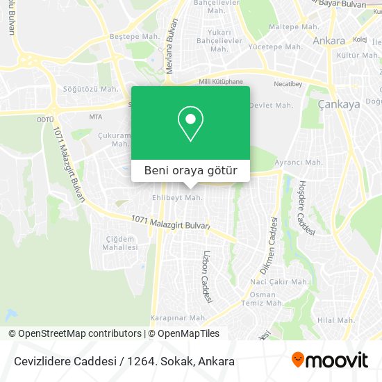 Cevizlidere Caddesi / 1264. Sokak harita