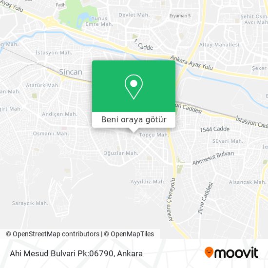 Ahi Mesud Bulvari Pk:06790 harita