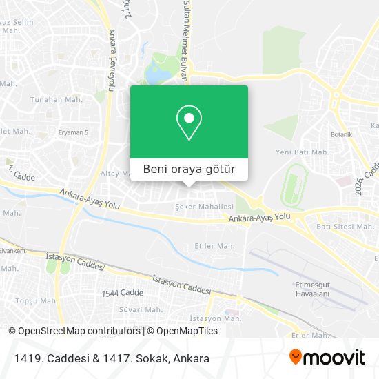1419. Caddesi & 1417. Sokak harita