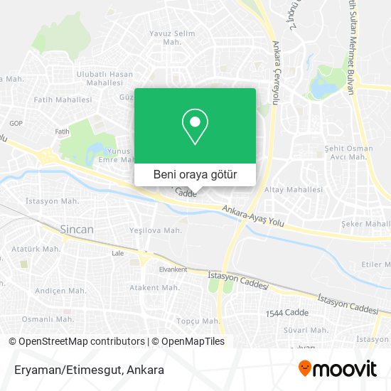 Eryaman/Etimesgut harita